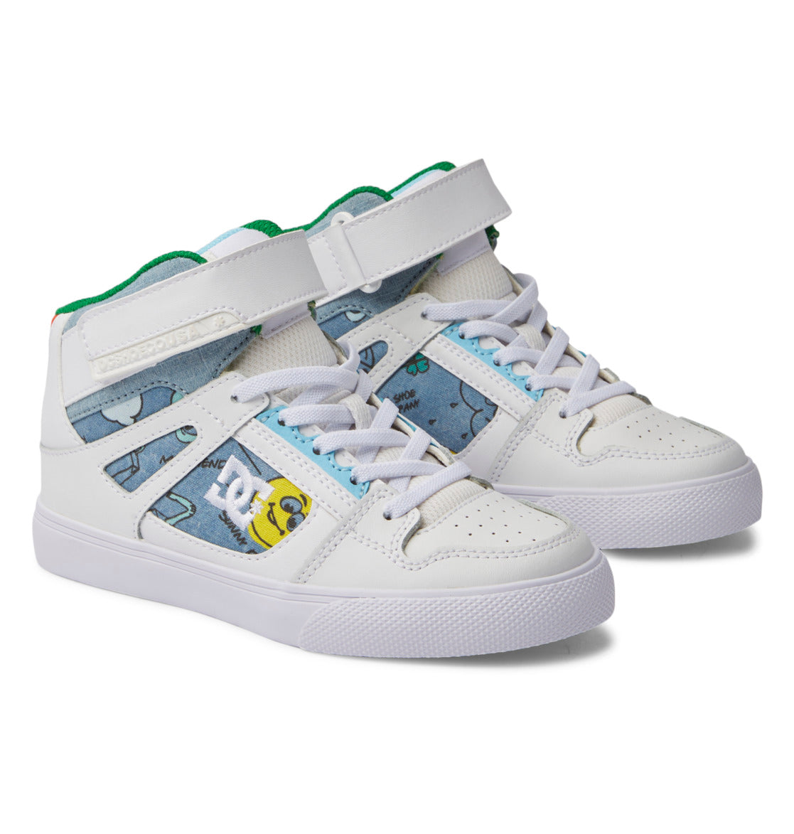 Kids' Pure High Elastic Lace High-Top Shoes - Image 2